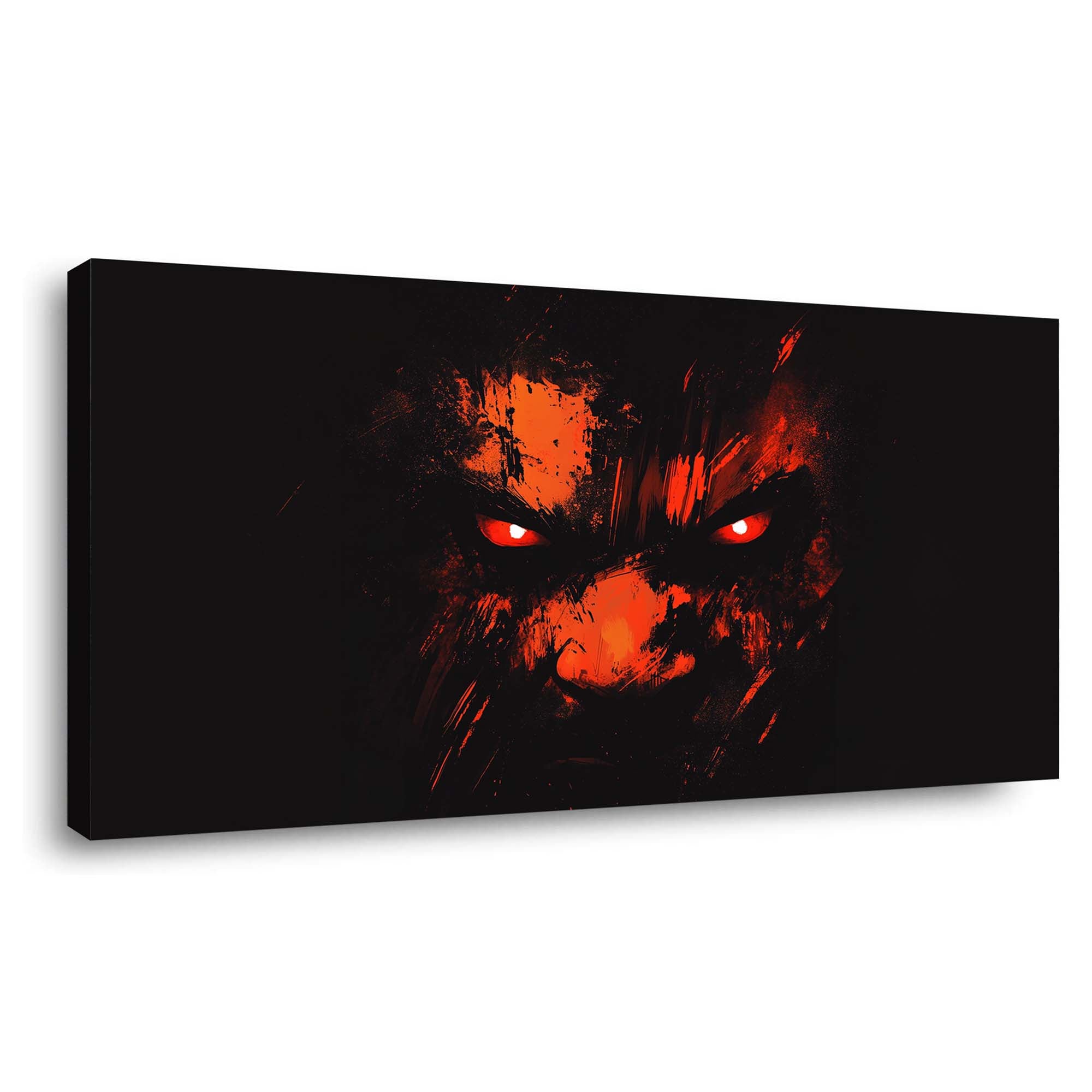 Black Rustic Abstract Wall Art Modern Canvas Painting Prints Artwork Office Hallway Bedroom Living Room Decor