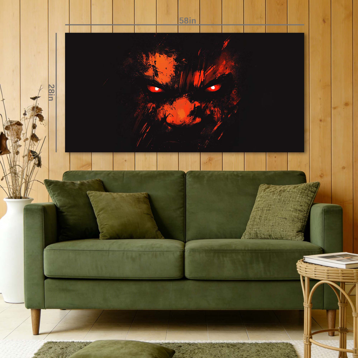 Black Rustic Abstract Wall Art Modern Canvas Painting Prints Artwork Office Hallway Bedroom Living Room Decor