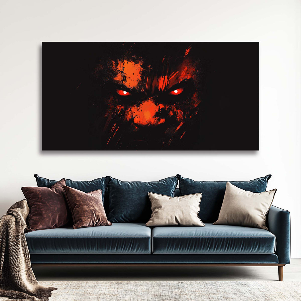 Black Rustic Abstract Wall Art Modern Canvas Painting Prints Artwork Office Hallway Bedroom Living Room Decor