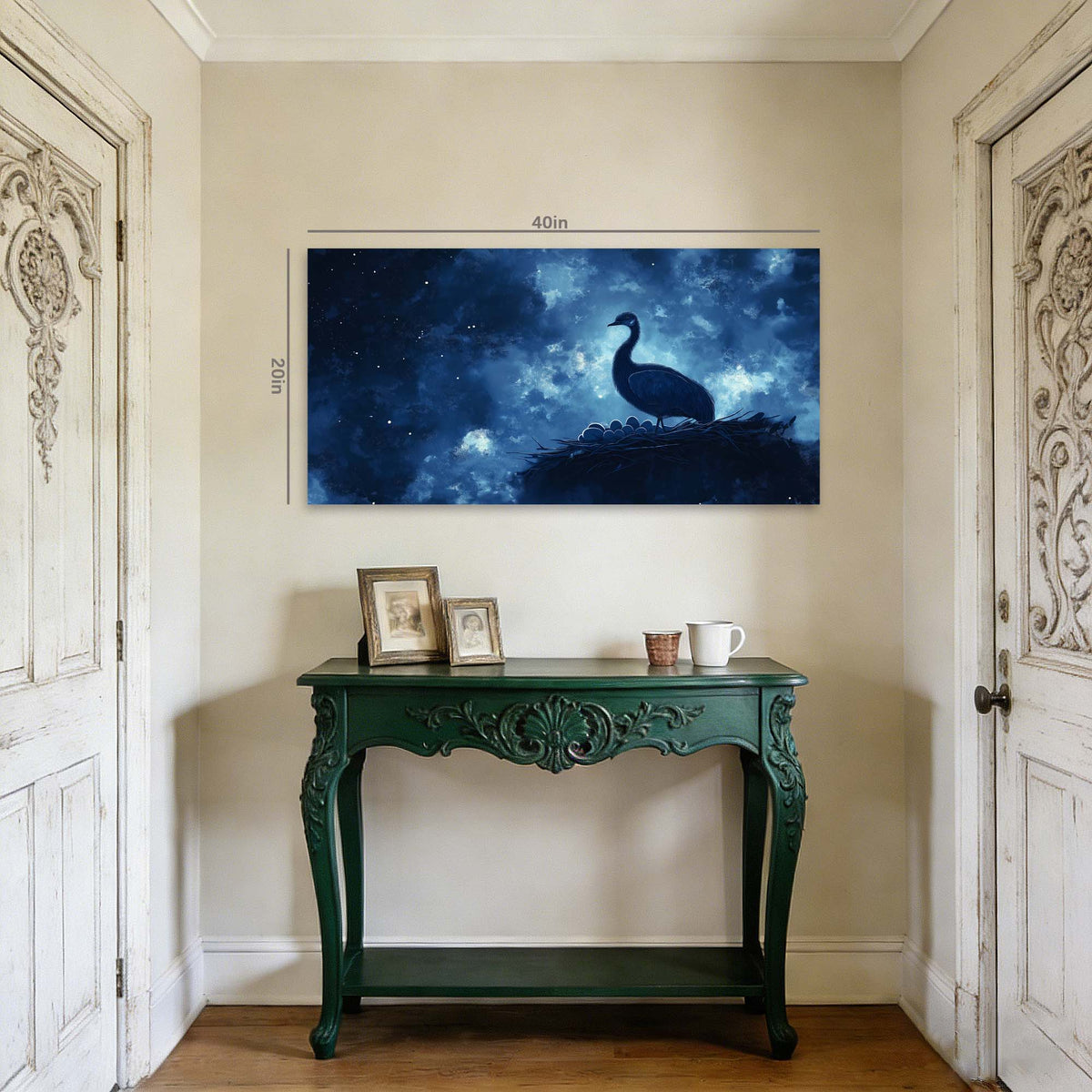 Blue Nature Wall Art Paintings Print Canvas Painting Prints Modern Artwork Office Living Room Over the Couch Bedroom Decor