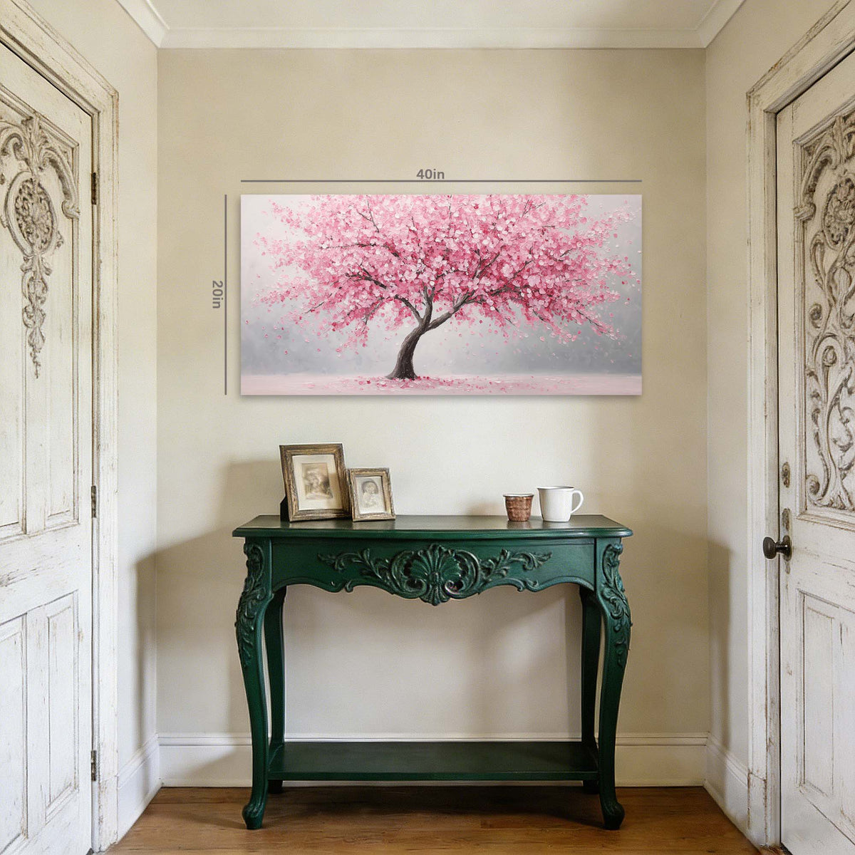 Red Nature Wall Art for Living Room Canvas Painting Prints Art Deco Artwork Office Bedroom Decor