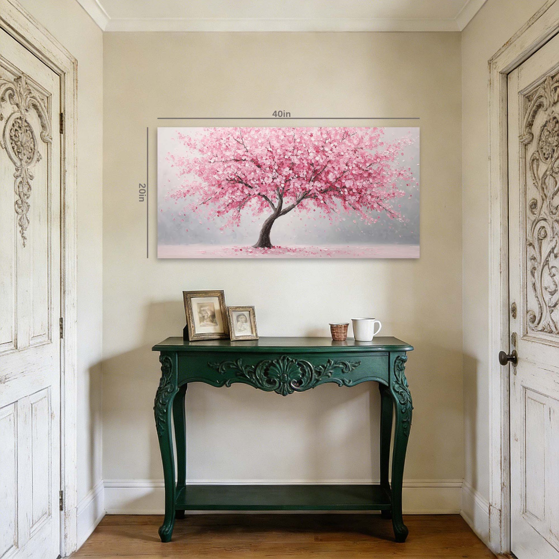 Red Nature Wall Art for Living Room Canvas Painting Prints Art Deco Artwork Office Bedroom Decor