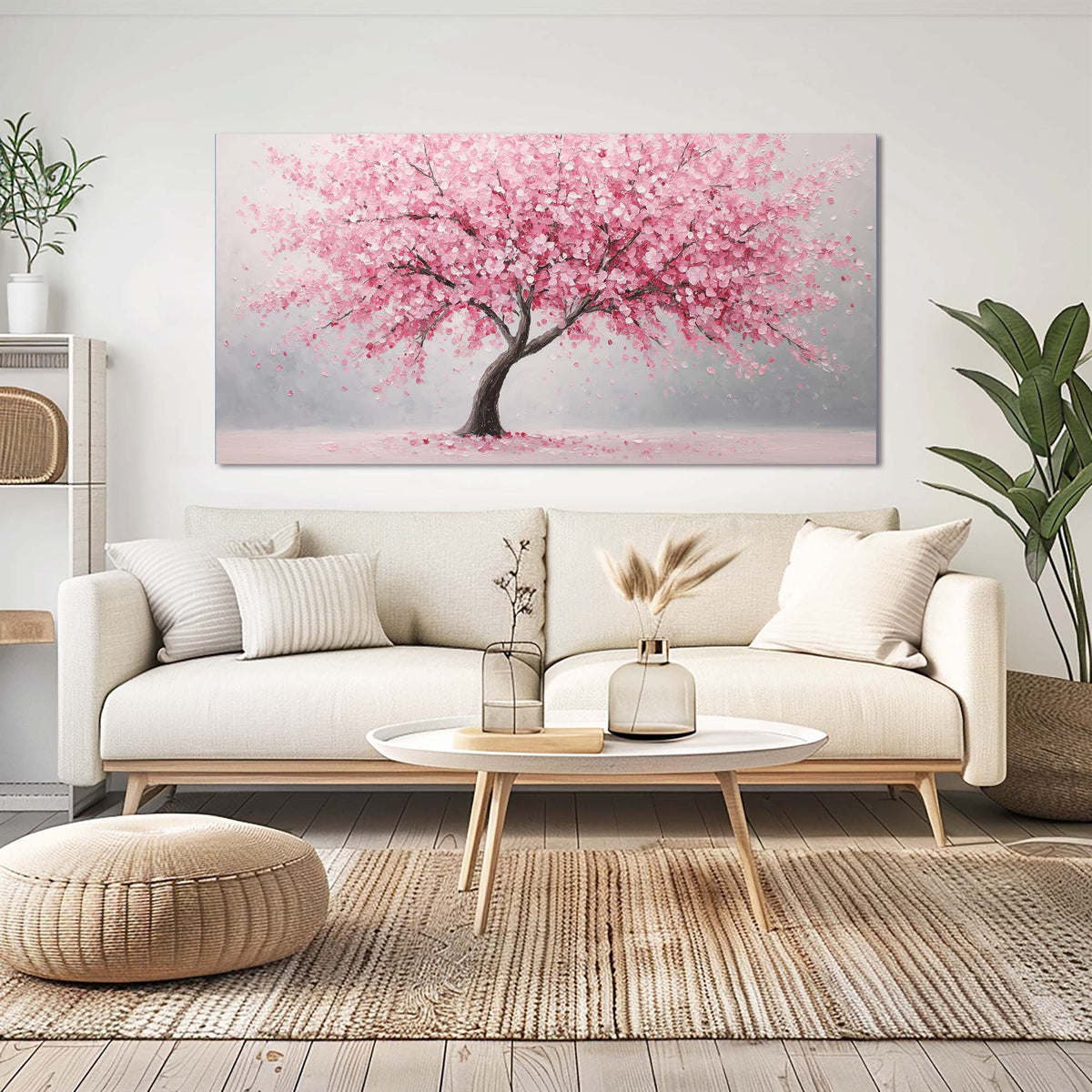 Red Nature Wall Art for Living Room Canvas Painting Prints Art Deco Artwork Office Bedroom Decor
