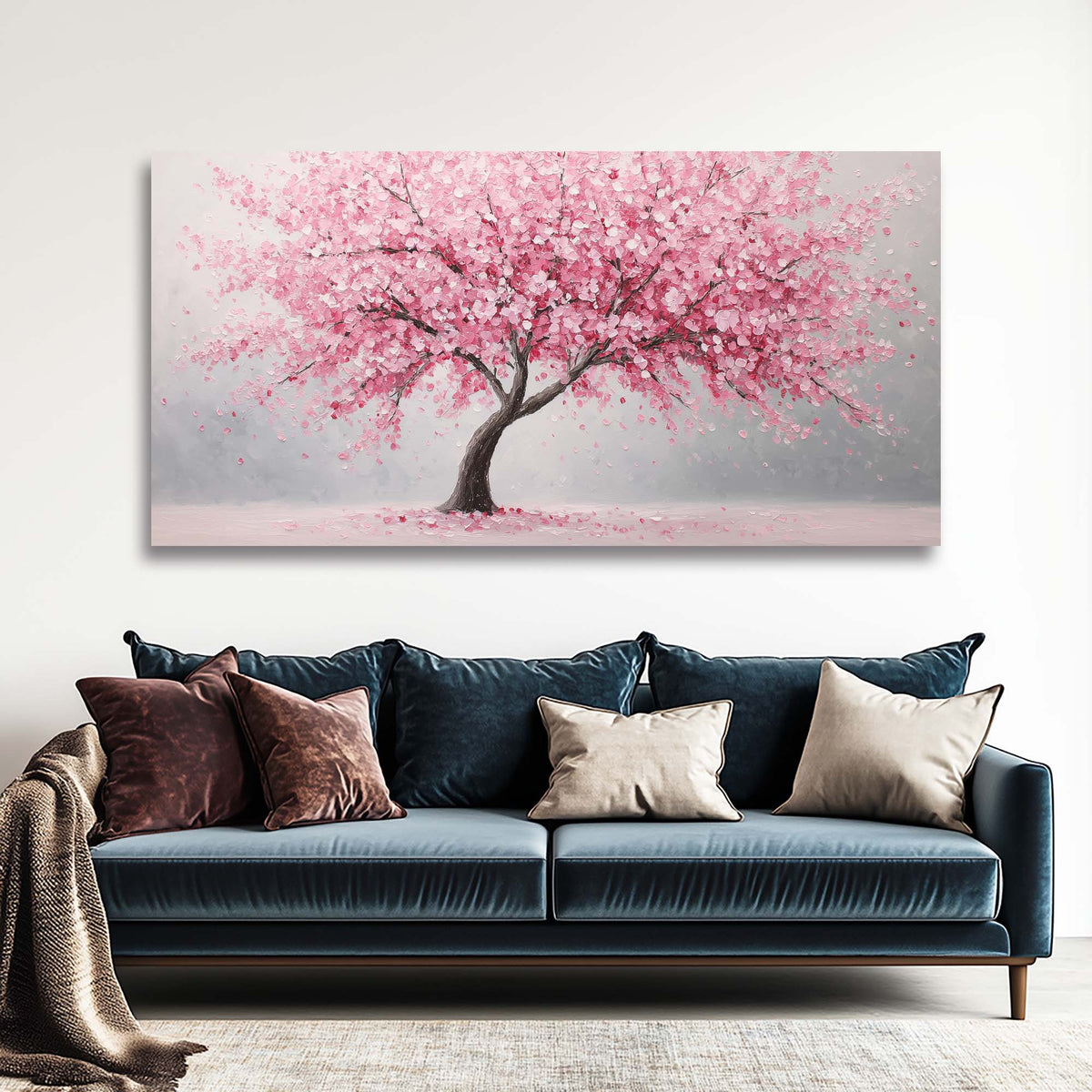 Red Nature Wall Art for Living Room Canvas Painting Prints Art Deco Artwork Office Bedroom Decor