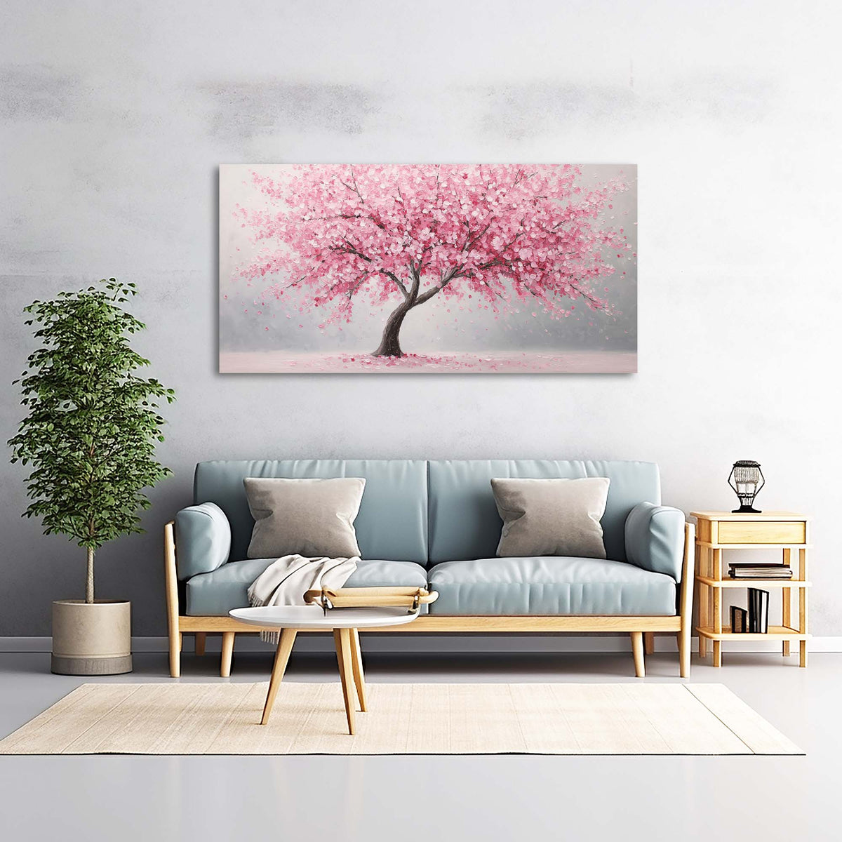Red Nature Wall Art for Living Room Canvas Painting Prints Art Deco Artwork Office Bedroom Decor