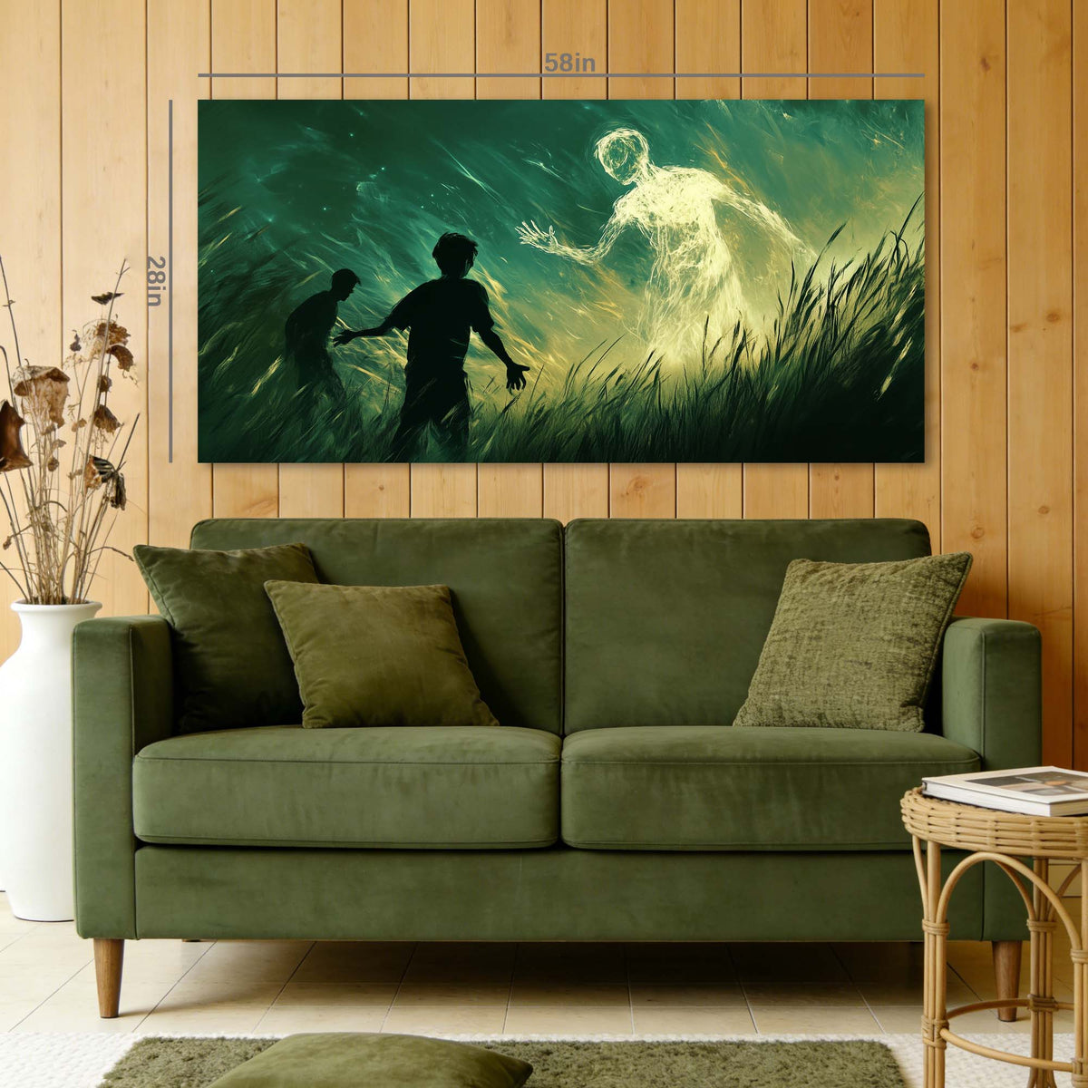 Black Mysterious Nature Wall Art Modern Canvas Painting Prints Artwork Office Hallway Bedroom Living Room Decor
