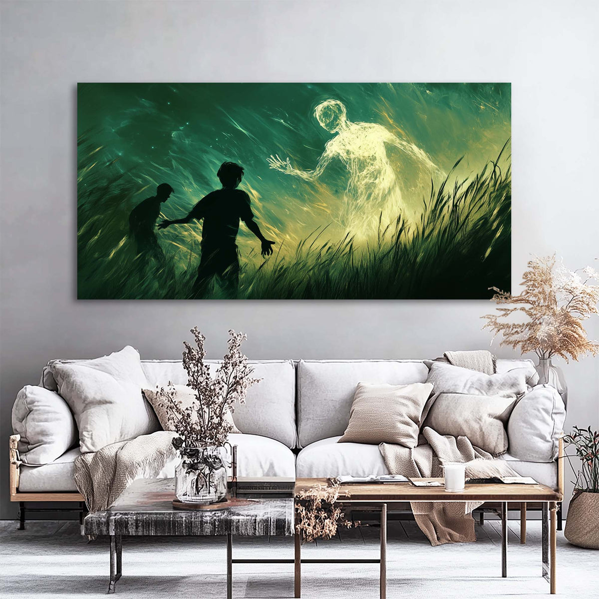 Black Mysterious Nature Wall Art Modern Canvas Painting Prints Artwork Office Hallway Bedroom Living Room Decor