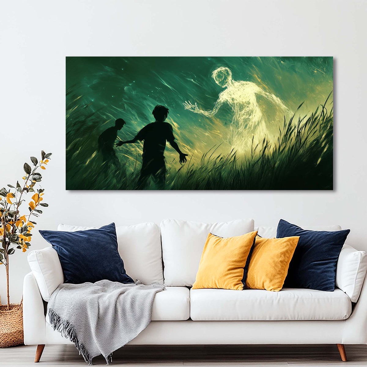 Black Mysterious Nature Wall Art Modern Canvas Painting Prints Artwork Office Hallway Bedroom Living Room Decor