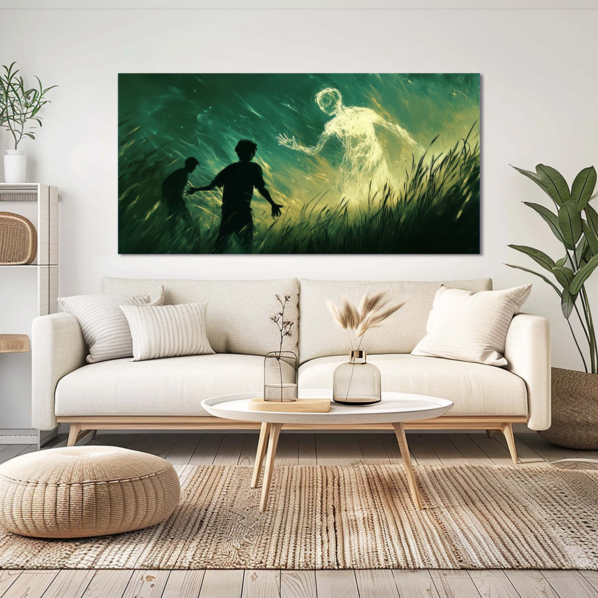 Black Mysterious Nature Wall Art Modern Canvas Painting Prints Artwork Office Hallway Bedroom Living Room Decor