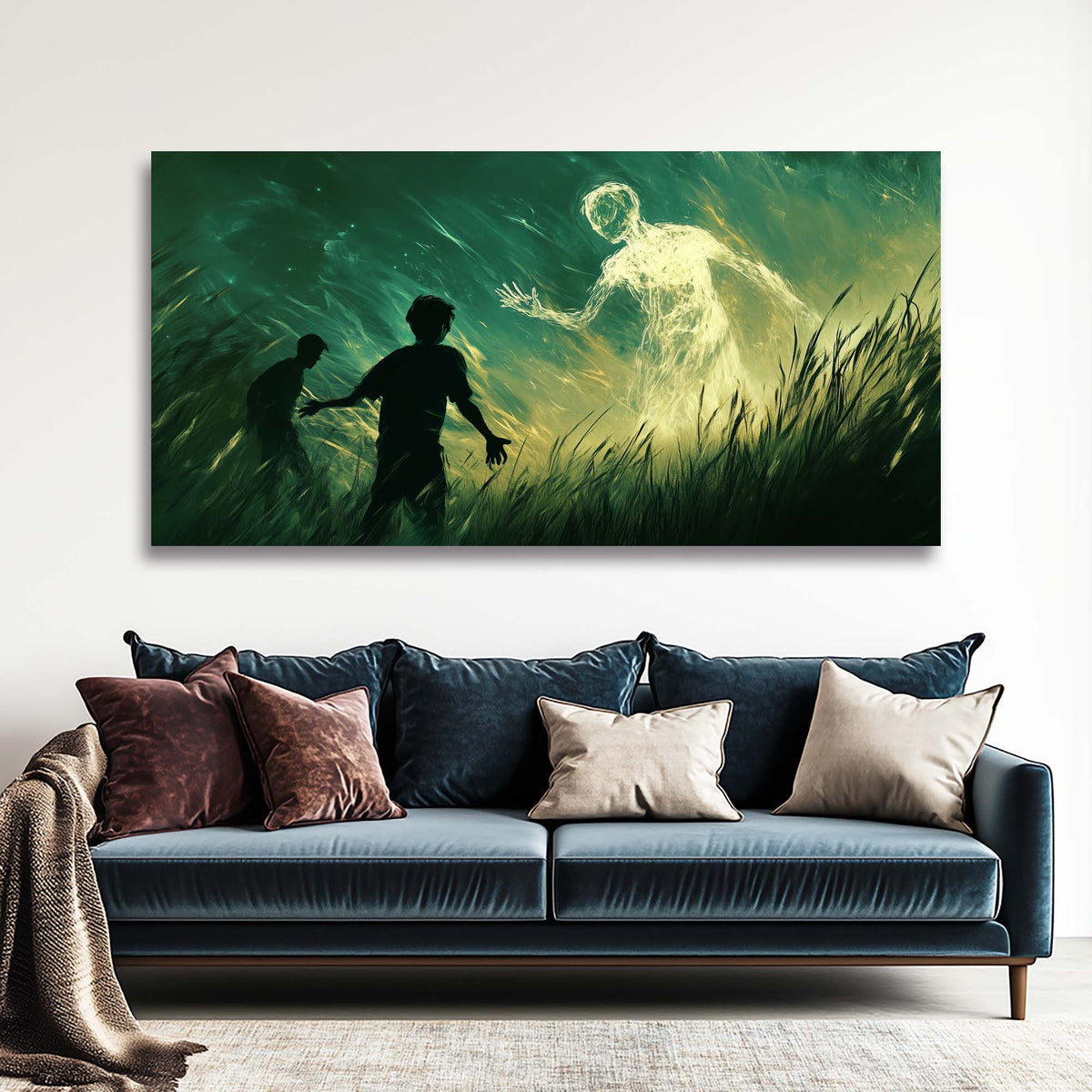 Black Mysterious Nature Wall Art Modern Canvas Painting Prints Artwork Office Hallway Bedroom Living Room Decor