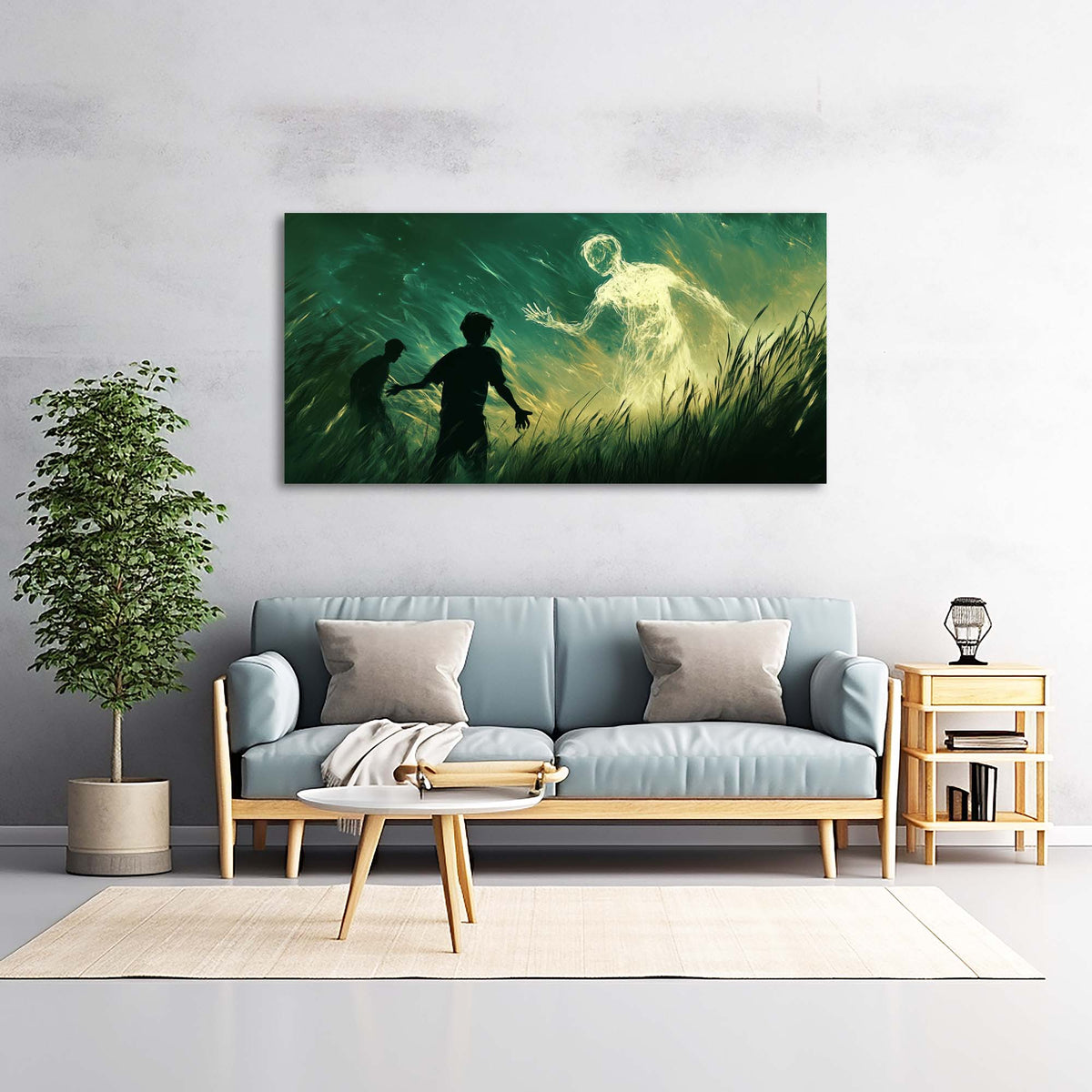 Black Mysterious Nature Wall Art Modern Canvas Painting Prints Artwork Office Hallway Bedroom Living Room Decor