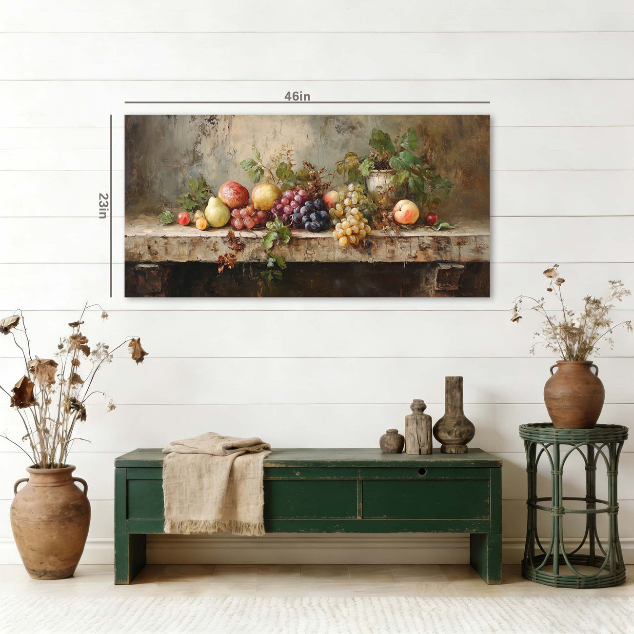Purple Retro Nature Canvas Wall Art for Living Room Prints Artwork Bedroom Office Decor