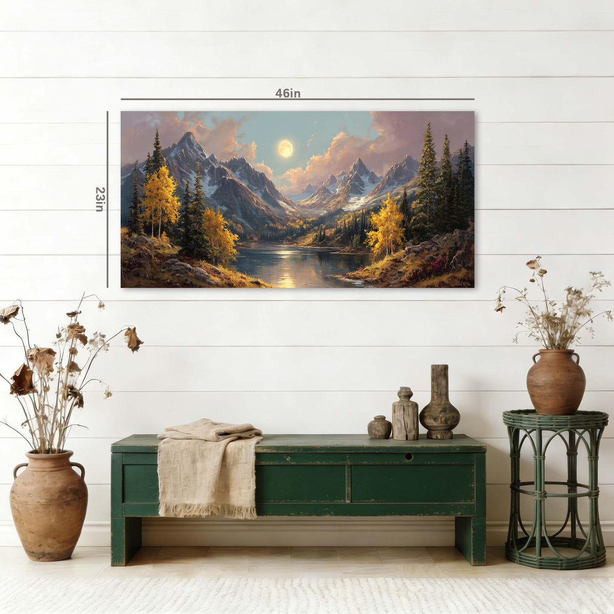 Brown Mysterious Nature Canvas Wall Art for Living Room Prints Artwork Bedroom Office Decor