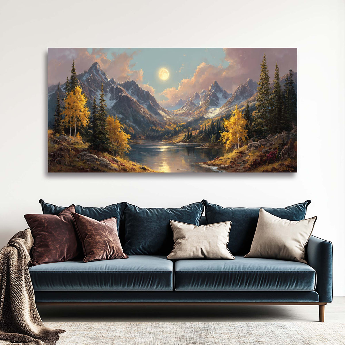 Brown Mysterious Nature Canvas Wall Art for Living Room Prints Artwork Bedroom Office Decor