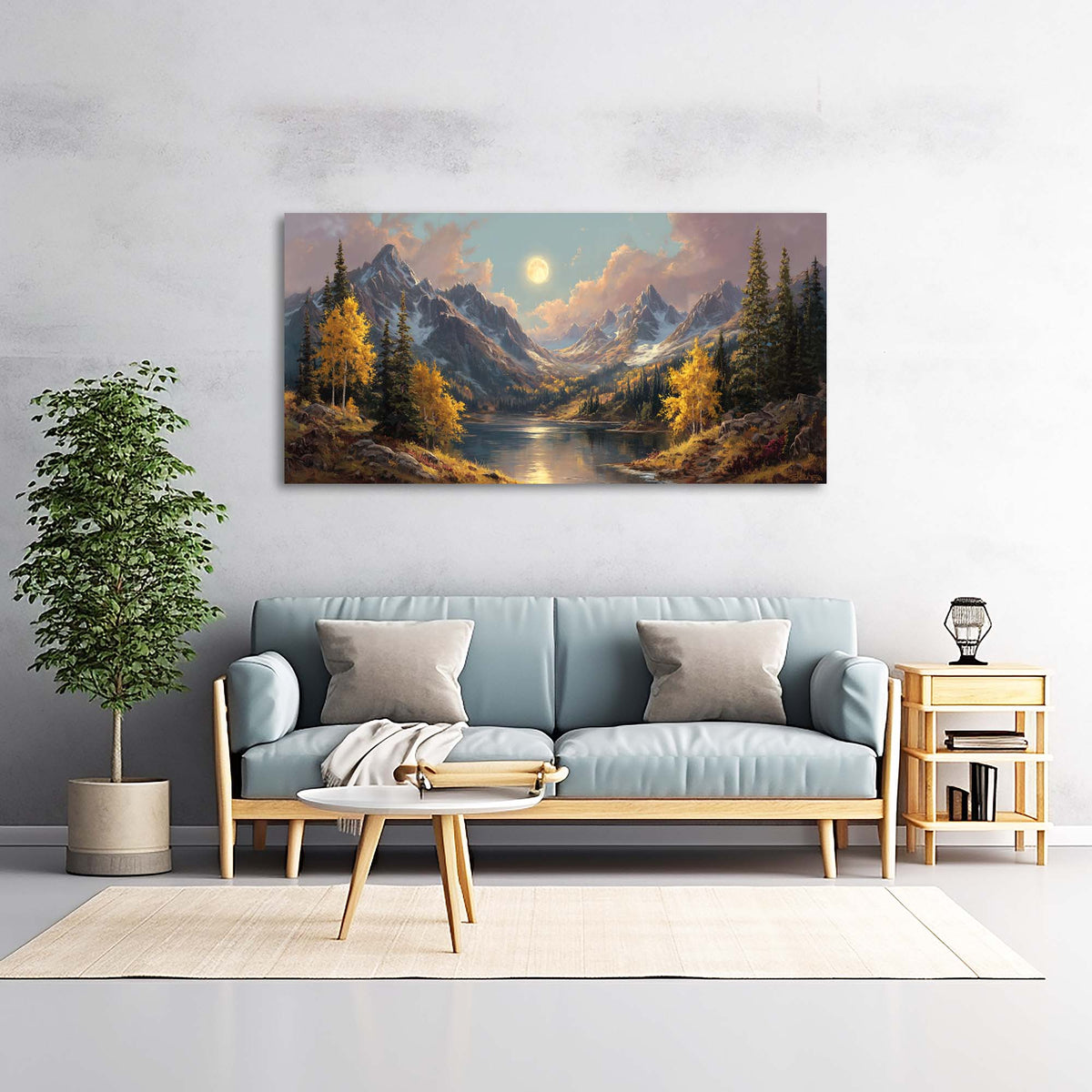 Brown Mysterious Nature Canvas Wall Art for Living Room Prints Artwork Bedroom Office Decor
