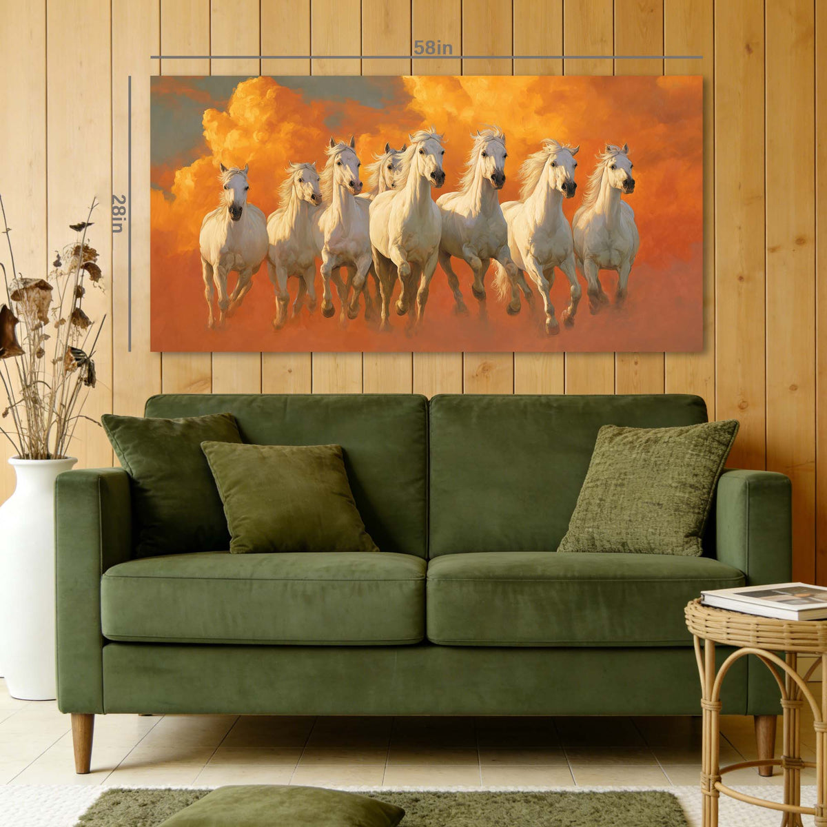 Yellow Mysterious Horror Wall Art Modern Canvas Painting Prints Artwork Office Hallway Bedroom Living Room Decor