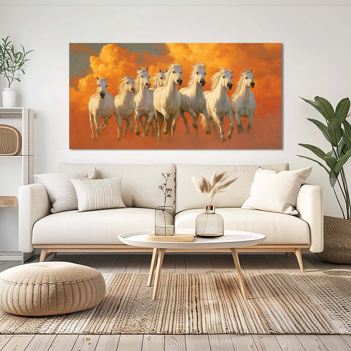 Yellow Mysterious Horror Wall Art Modern Canvas Painting Prints Artwork Office Hallway Bedroom Living Room Decor