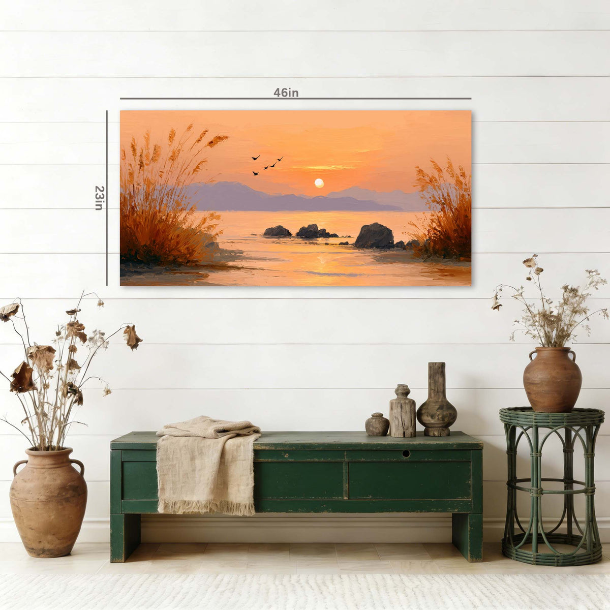 Khaki Mysterious Nature Wall Art Canvas Painting Prints Artwor Office Bedroom Living Room Decor