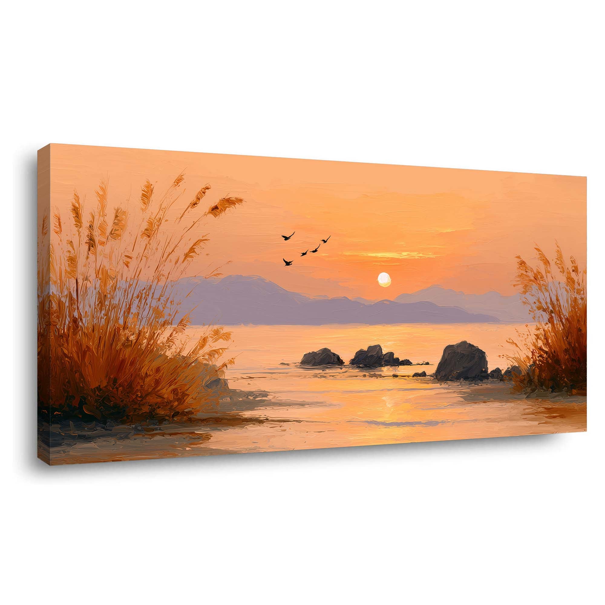 Khaki Mysterious Nature Wall Art Canvas Painting Prints Artwor Office Bedroom Living Room Decor
