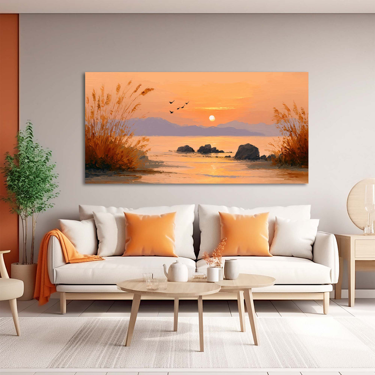 Khaki Mysterious Nature Wall Art Canvas Painting Prints Artwor Office Bedroom Living Room Decor