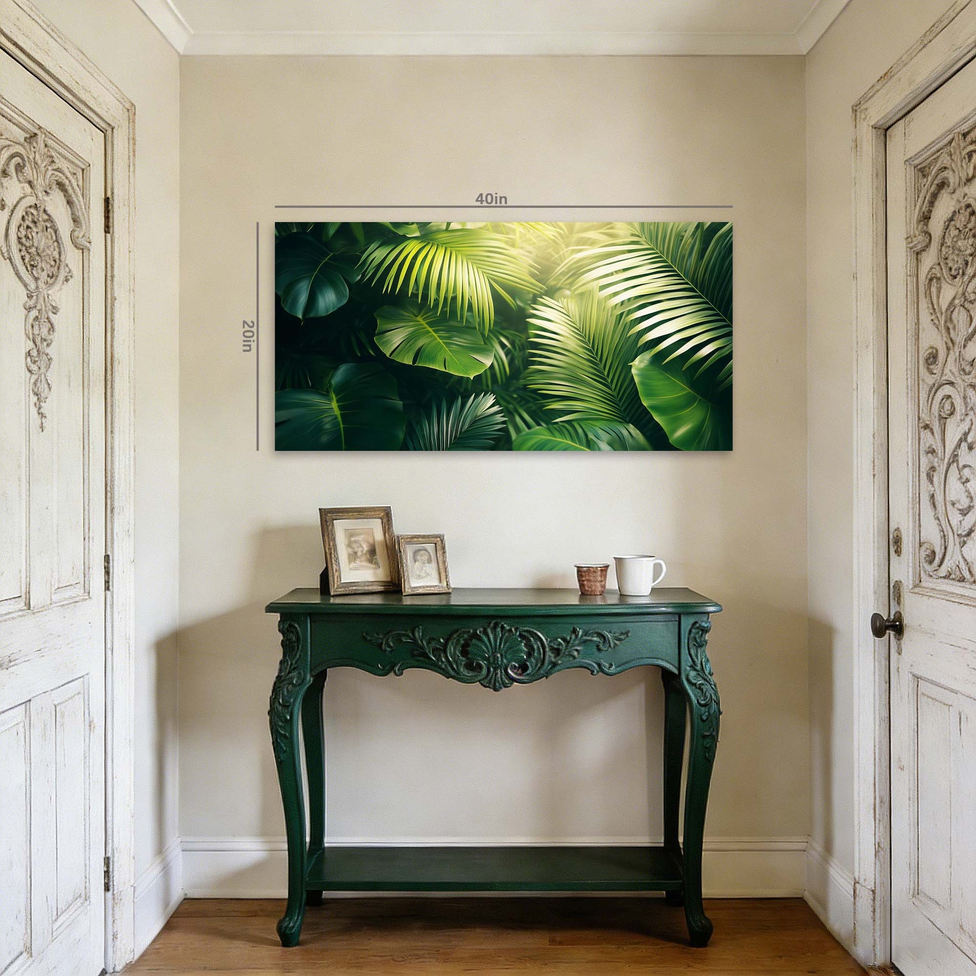 Yellow Tropical Nature Wall Art Art Deco Painting Prints Canvas Artwork Living Room Family Bedroom Office Decor