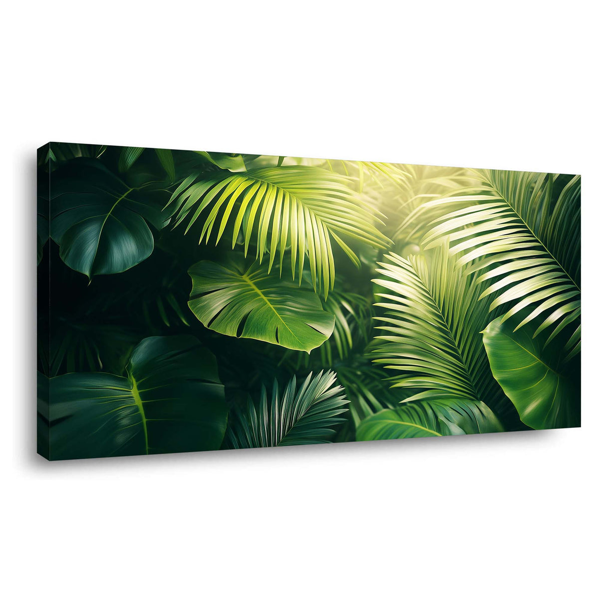 Yellow Tropical Nature Wall Art Art Deco Painting Prints Canvas Artwork Living Room Family Bedroom Office Decor