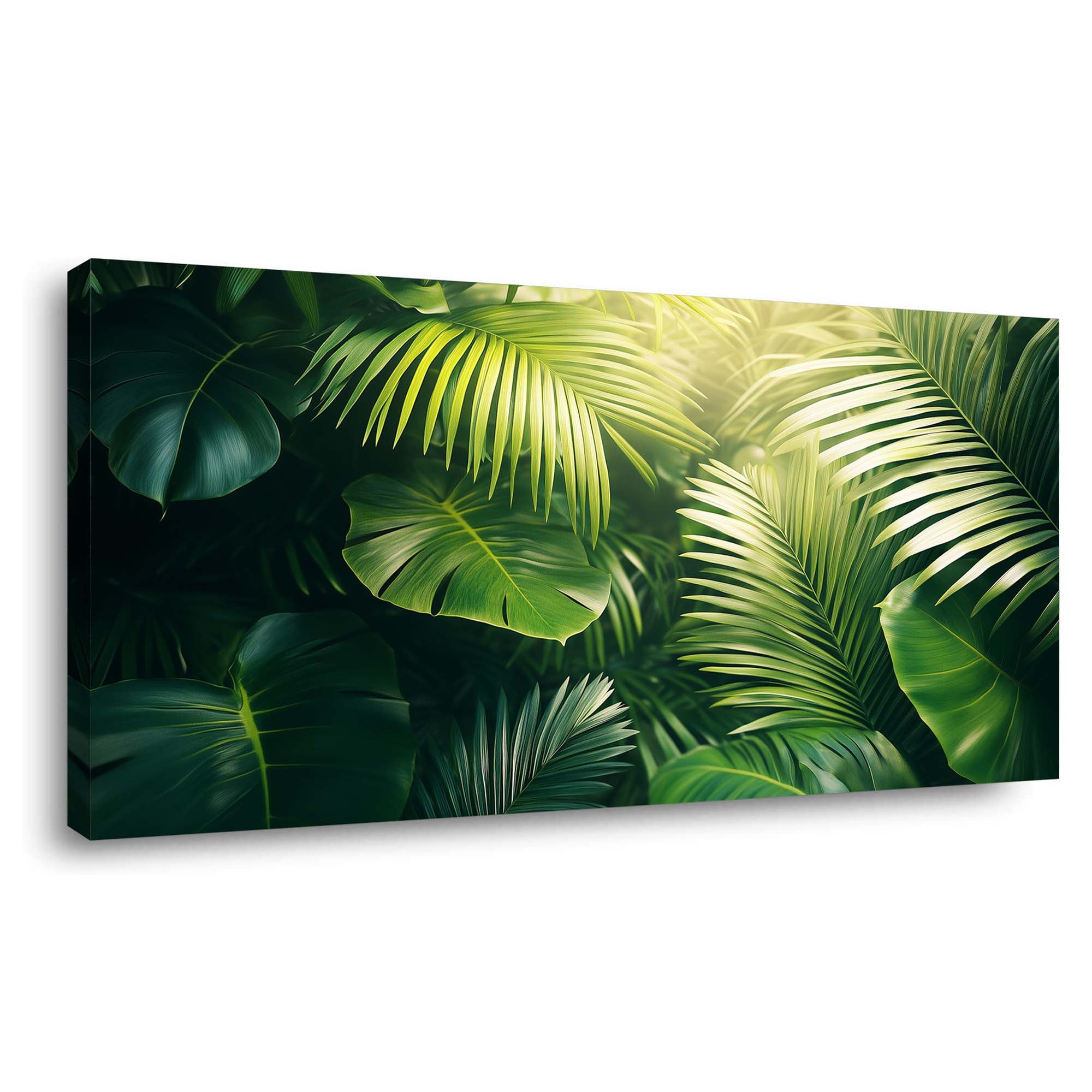 Yellow Tropical Nature Wall Art Art Deco Painting Prints Canvas Artwork Living Room Family Bedroom Office Decor