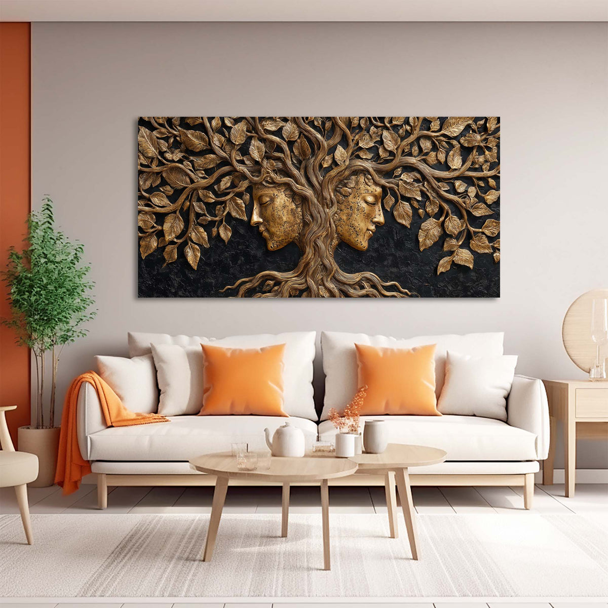 Black Mysterious Horror Canvas Wall Art