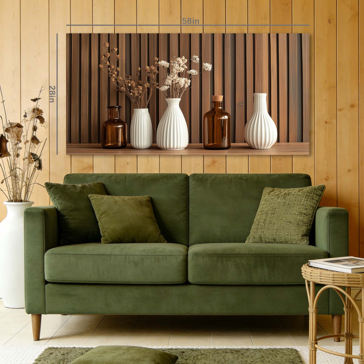 Brown Wildlife Nature Wall Art Modern Canvas Painting Prints Artwork Office Hallway Bedroom Living Room Decor