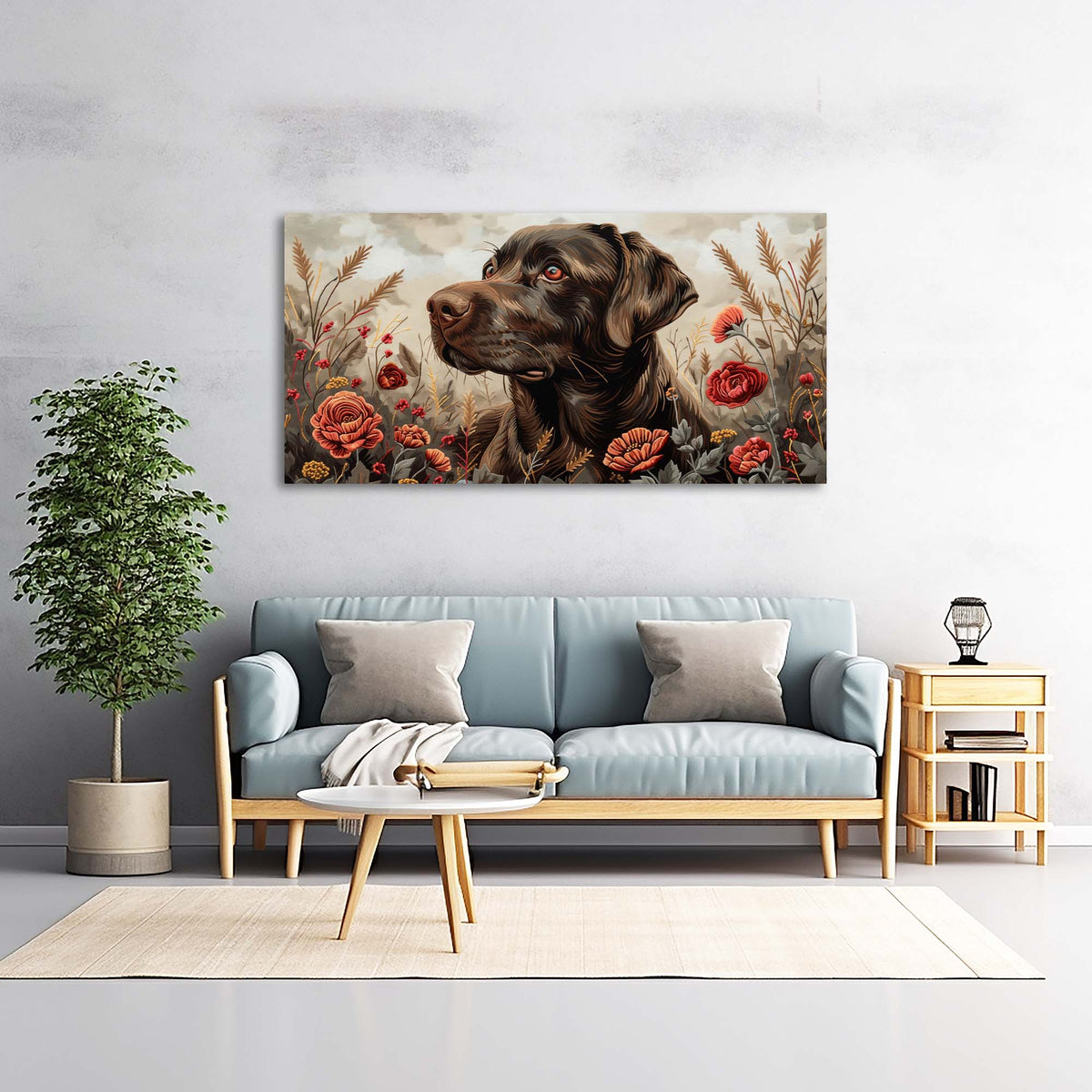 Green Mysterious Nature Canvas Wall Art for Living Room Prints Artwork Bedroom Office Decor