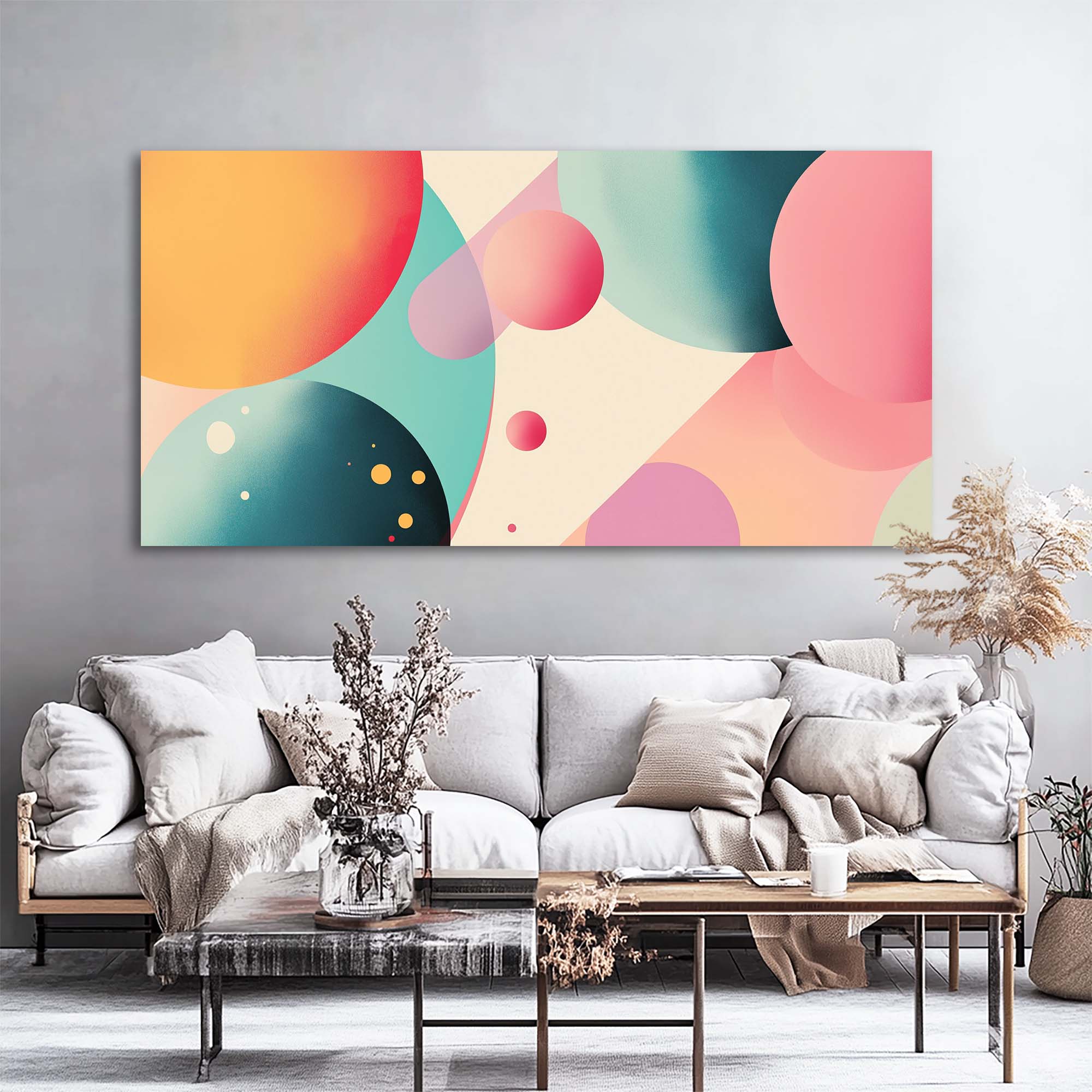 Orange Abstract Wall Art Paintings Print Canvas Painting Prints Modern Artwork Office Living Room Over the Couch Bedroom Decor