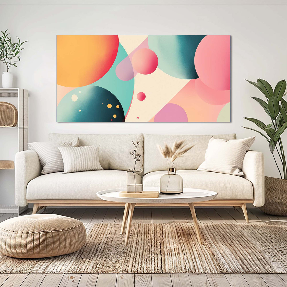 Orange Abstract Wall Art Paintings Print Canvas Painting Prints Modern Artwork Office Living Room Over the Couch Bedroom Decor