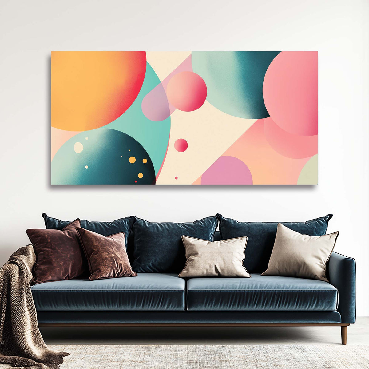 Orange Abstract Wall Art Paintings Print Canvas Painting Prints Modern Artwork Office Living Room Over the Couch Bedroom Decor