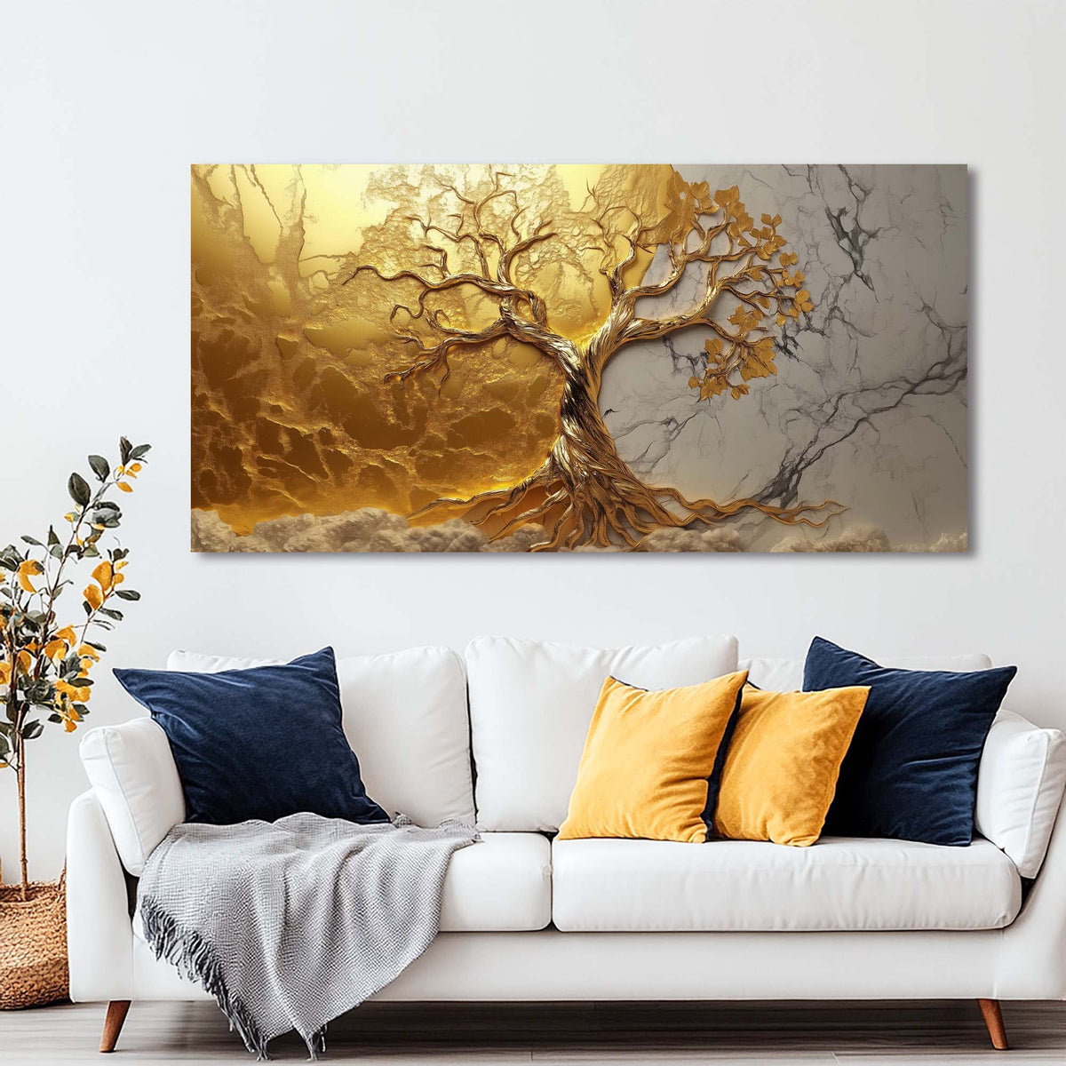 White Abstract Wall Art Paintings Print Canvas Painting Prints Modern Artwork Office Living Room Over the Couch Bedroom Decor