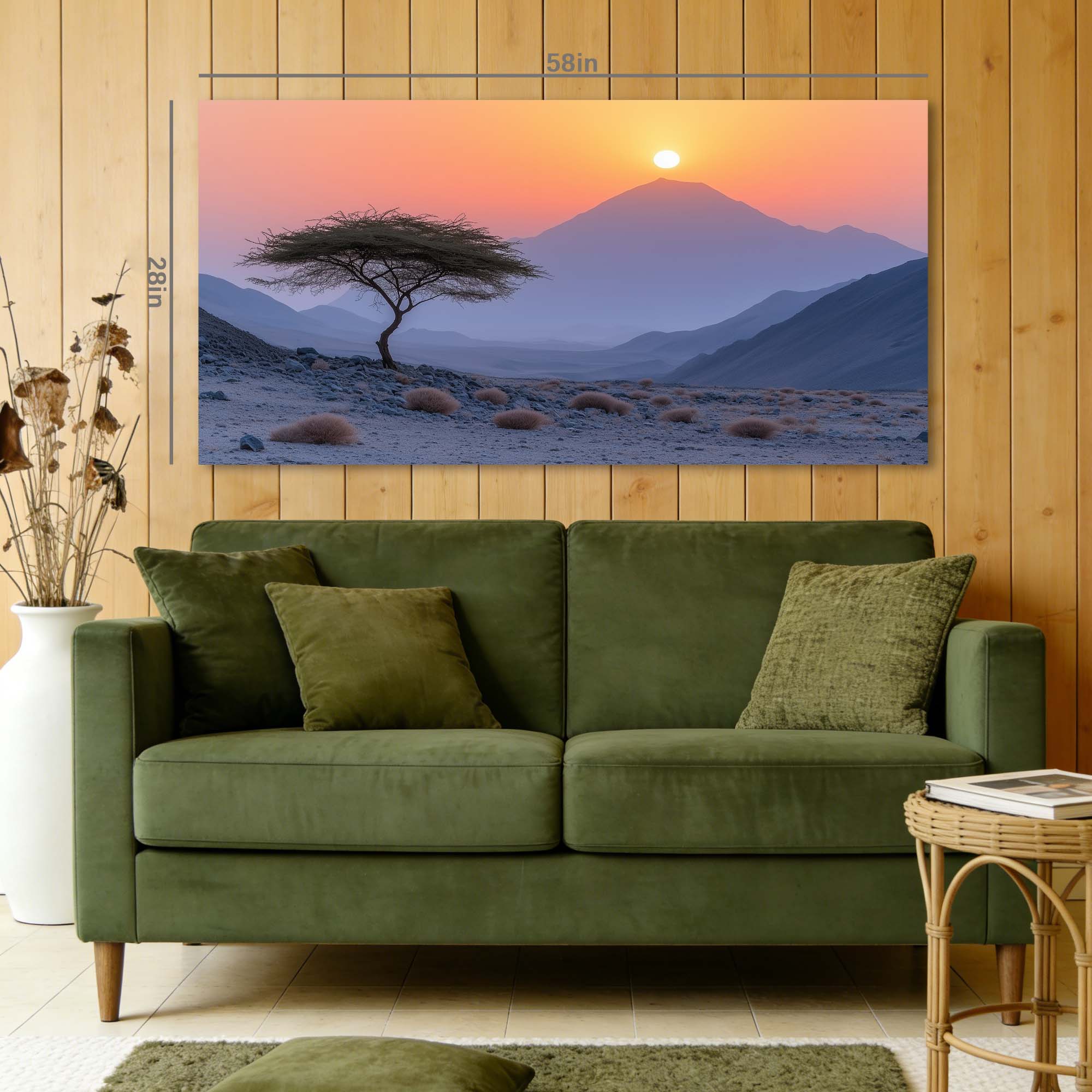 Red Mysterious Nature Wall Art for Living Room Canvas Painting Prints Artwork Family Bedroom Office Decor
