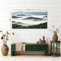 Navy Blue Fantasy Nature Canvas Wall Art for Living Room Prints Artwork Bedroom Office Decor
