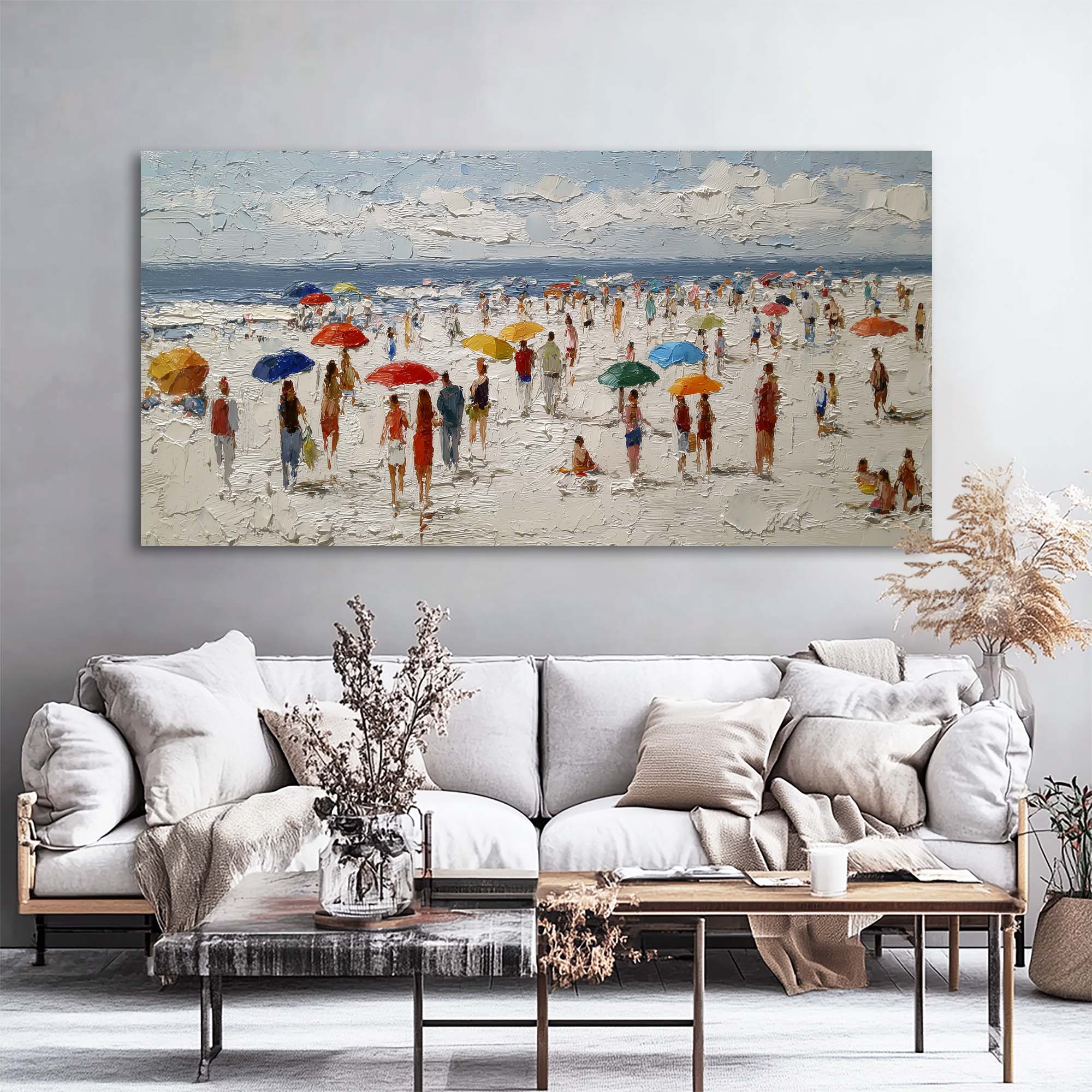 Blue Nature Wall Art Paintings Print Canvas Painting Prints Modern Artwork Office Living Room Over the Couch Bedroom Decor