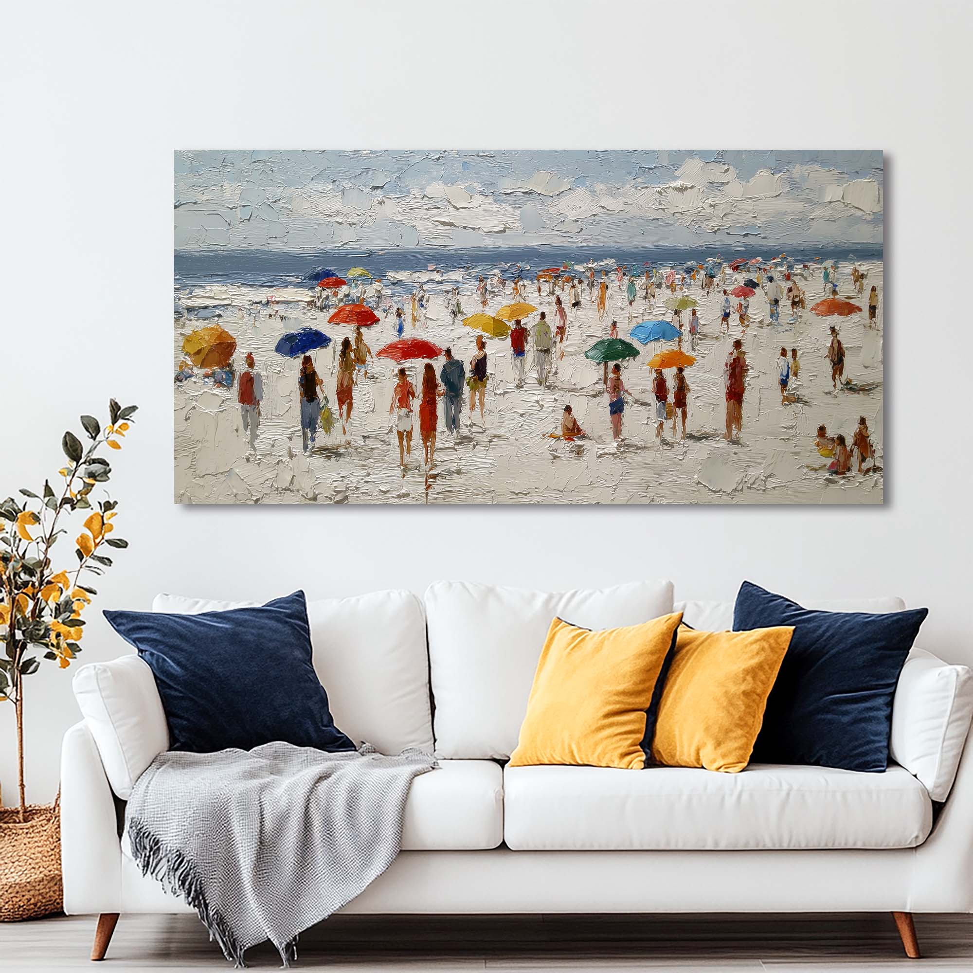 Blue Nature Wall Art Paintings Print Canvas Painting Prints Modern Artwork Office Living Room Over the Couch Bedroom Decor