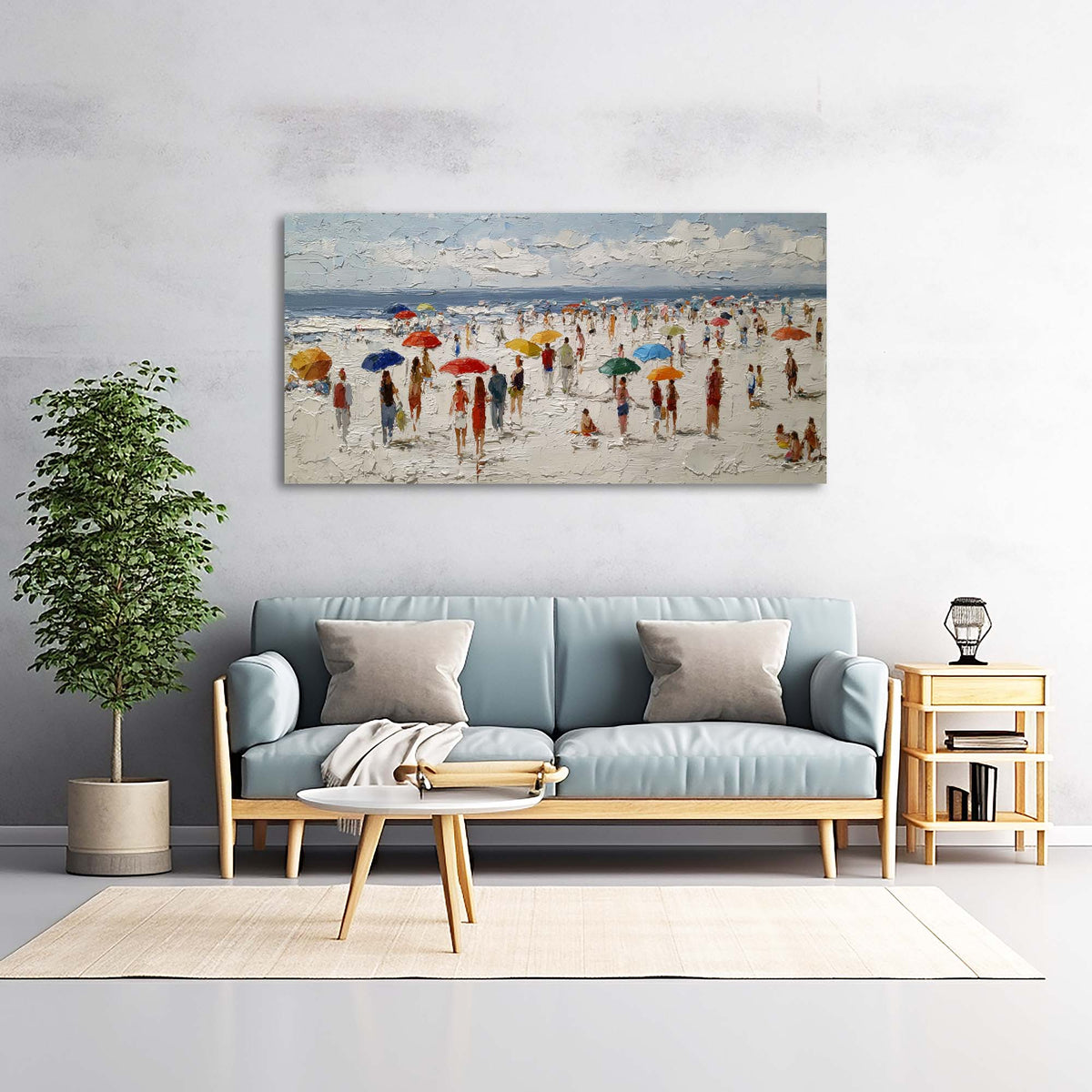 Blue Nature Wall Art Paintings Print Canvas Painting Prints Modern Artwork Office Living Room Over the Couch Bedroom Decor