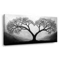 White Black and White Nature Wall Art for Living Room Canvas Painting Prints Artwork Family Bedroom Office Decor
