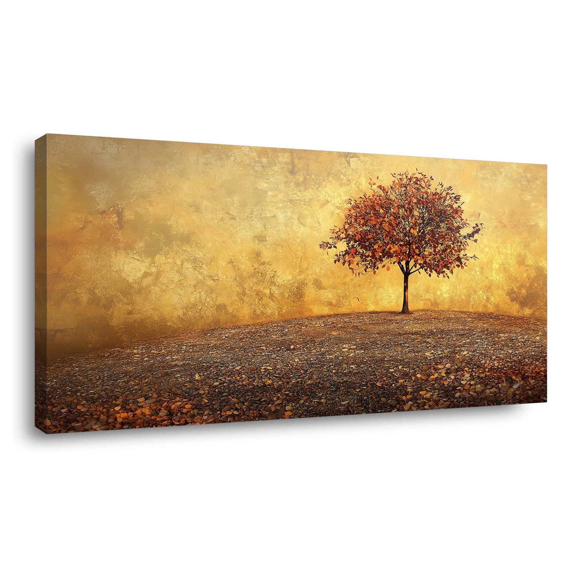 Red Abstract Nature Wall Art Art Deco Painting Prints Canvas Artwork Living Room Family Bedroom Office Decor