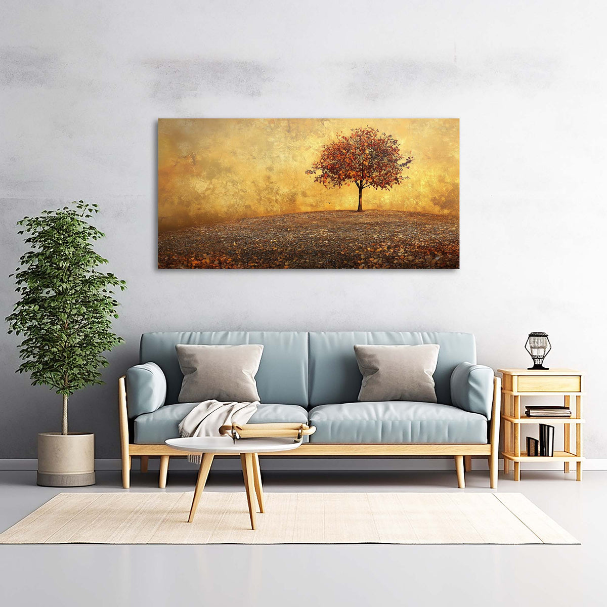 Red Abstract Nature Wall Art Art Deco Painting Prints Canvas Artwork Living Room Family Bedroom Office Decor