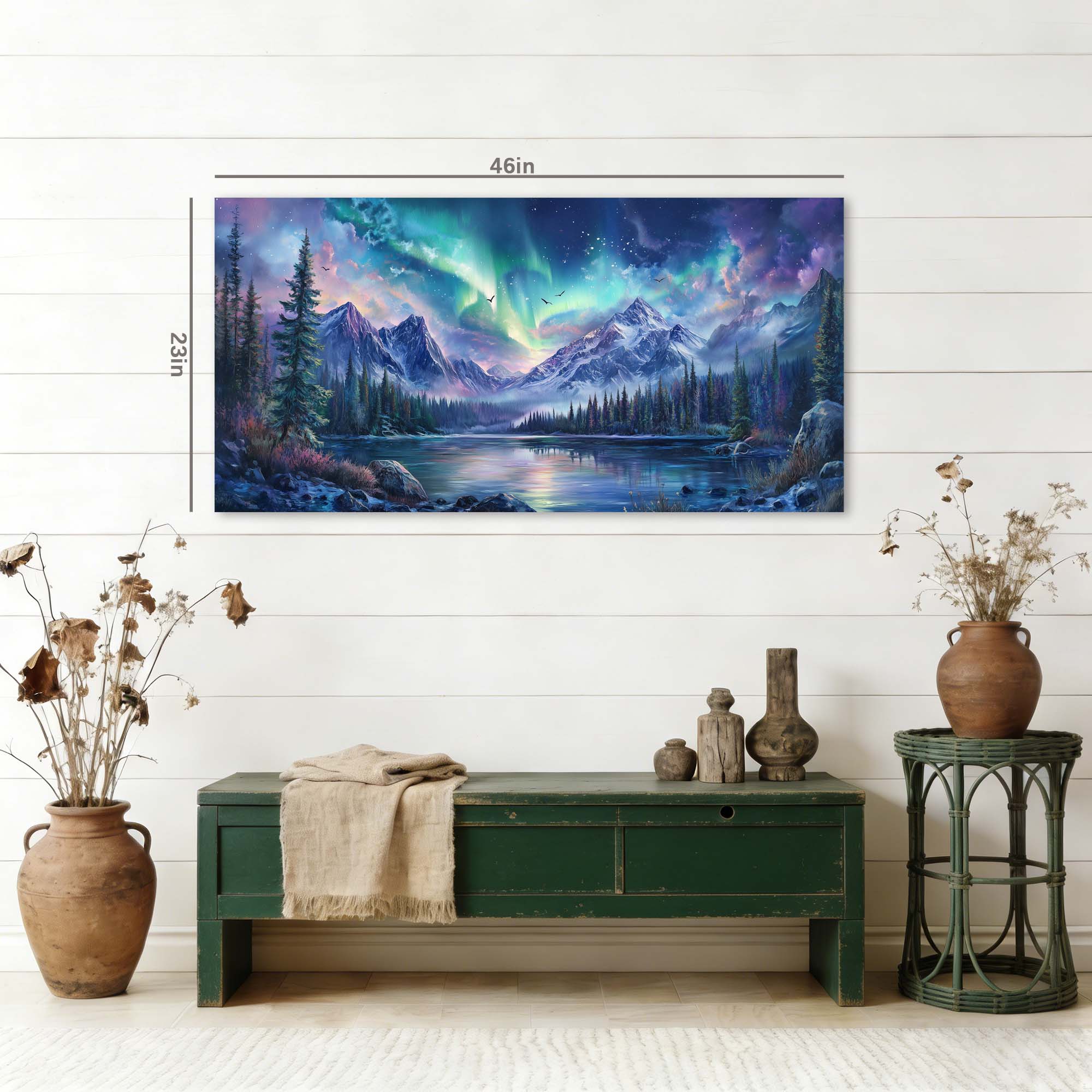 Navy Blue Nature Wall Art Paintings Print Canvas Painting Prints Modern Artwork Office Living Room Over the Couch Bedroom Decor
