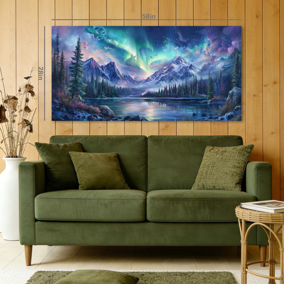 Navy Blue Nature Wall Art Paintings Print Canvas Painting Prints Modern Artwork Office Living Room Over the Couch Bedroom Decor