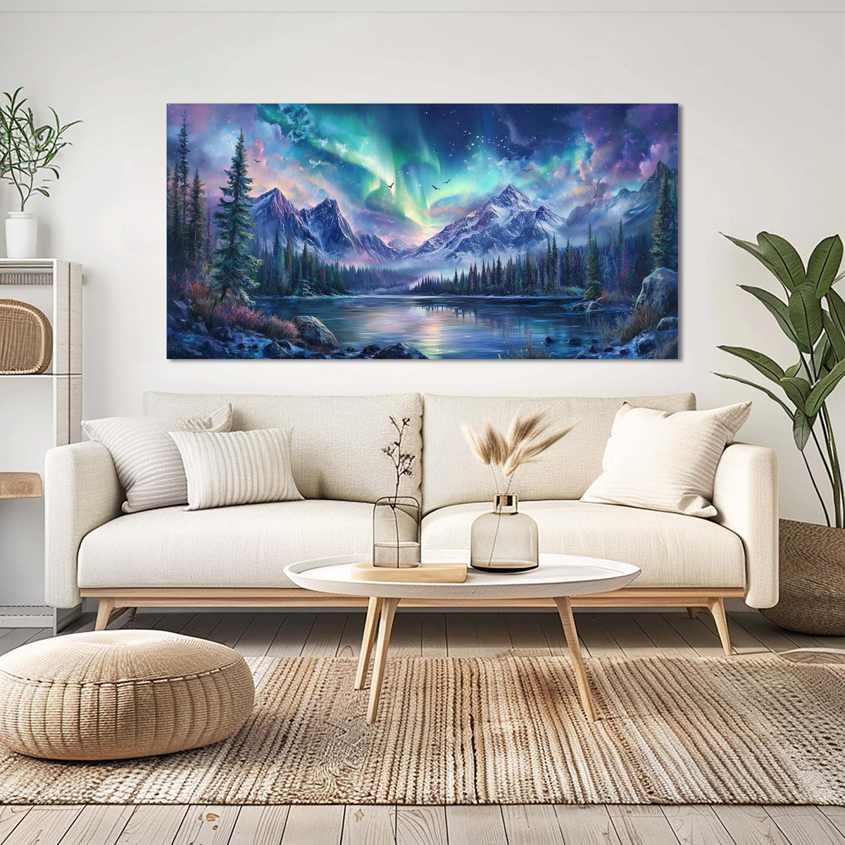 Navy Blue Nature Wall Art Paintings Print Canvas Painting Prints Modern Artwork Office Living Room Over the Couch Bedroom Decor