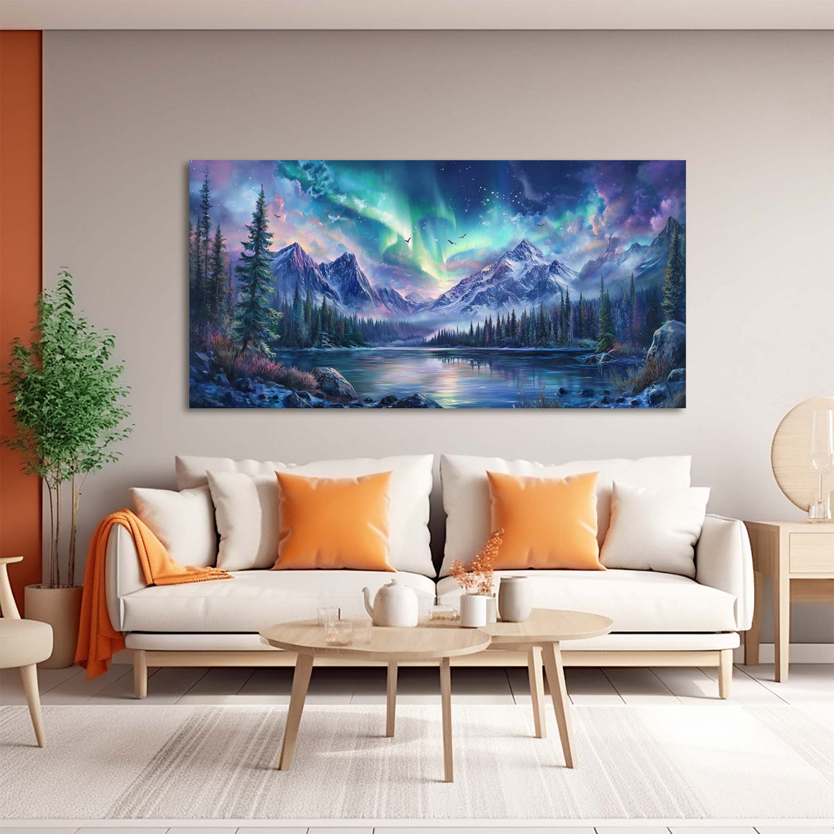 Navy Blue Nature Wall Art Paintings Print Canvas Painting Prints Modern Artwork Office Living Room Over the Couch Bedroom Decor