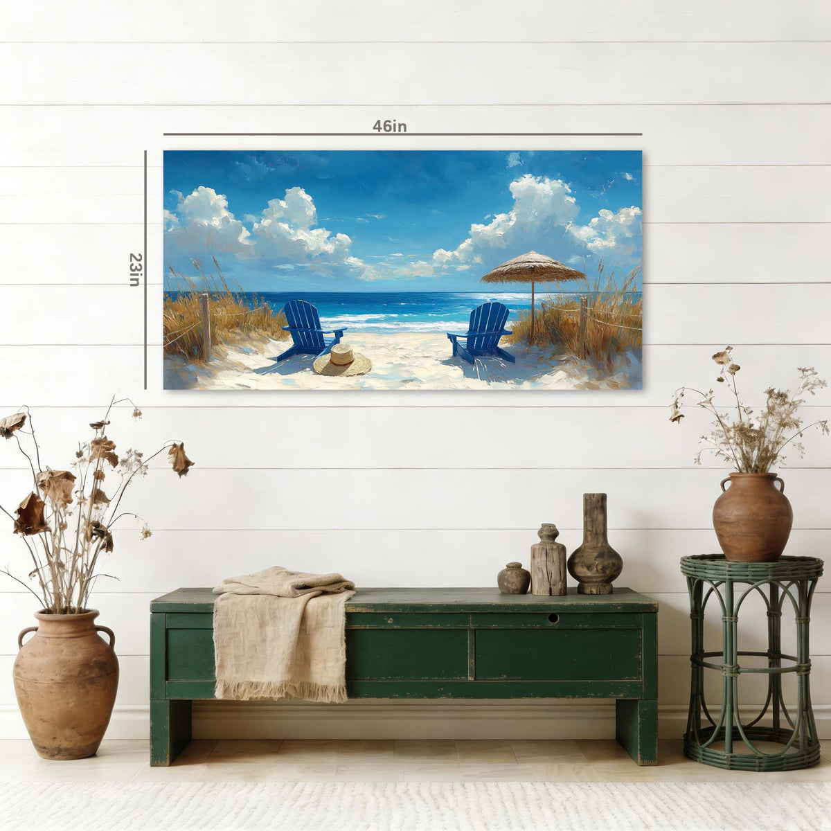 Navy Blue Nature Wall Art Paintings Print Canvas Painting Prints Modern Artwork Office Living Room Over the Couch Bedroom Decor
