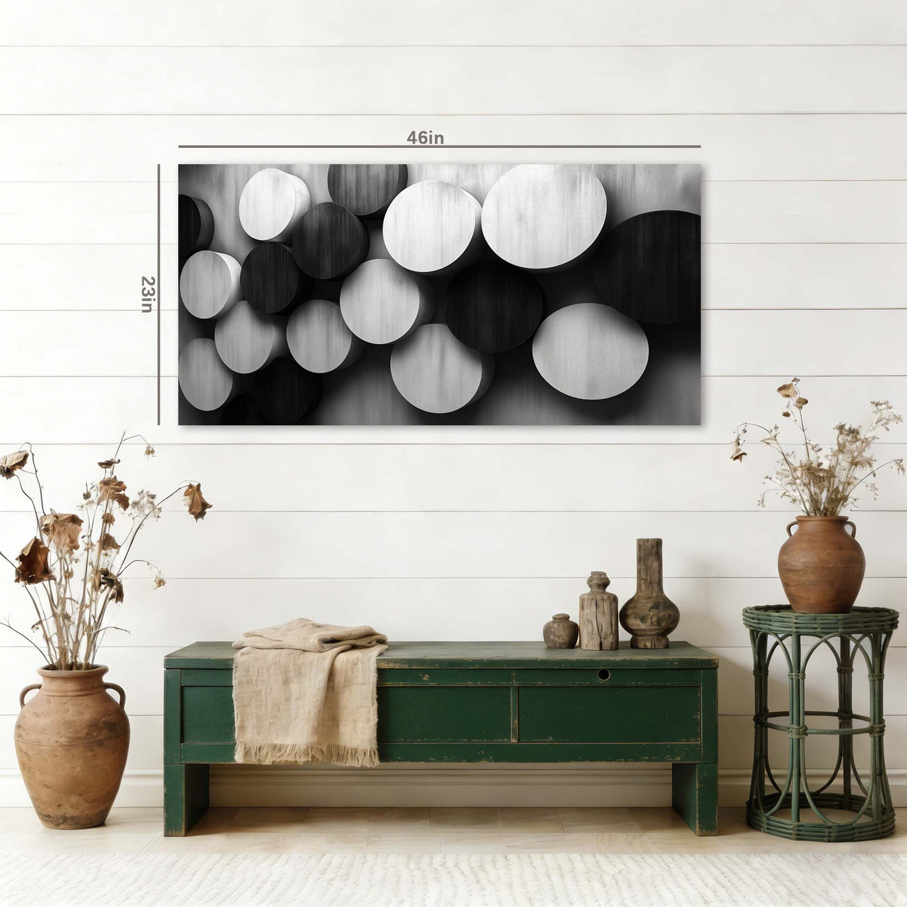 Black Black and White Abstract Canvas Wall Art for Living Room Prints Artwork Bedroom Office Decor