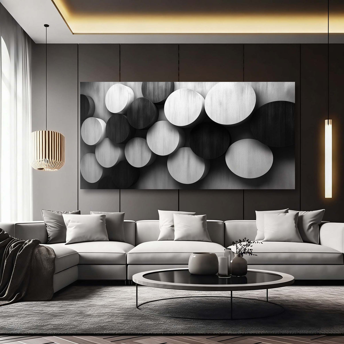 Black Black and White Abstract Canvas Wall Art for Living Room Prints Artwork Bedroom Office Decor
