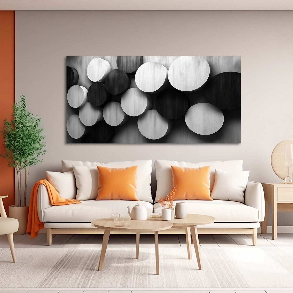 Black Black and White Abstract Canvas Wall Art for Living Room Prints Artwork Bedroom Office Decor